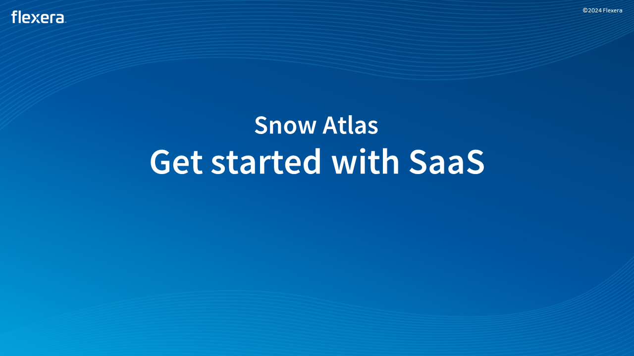 Get started with SaaS