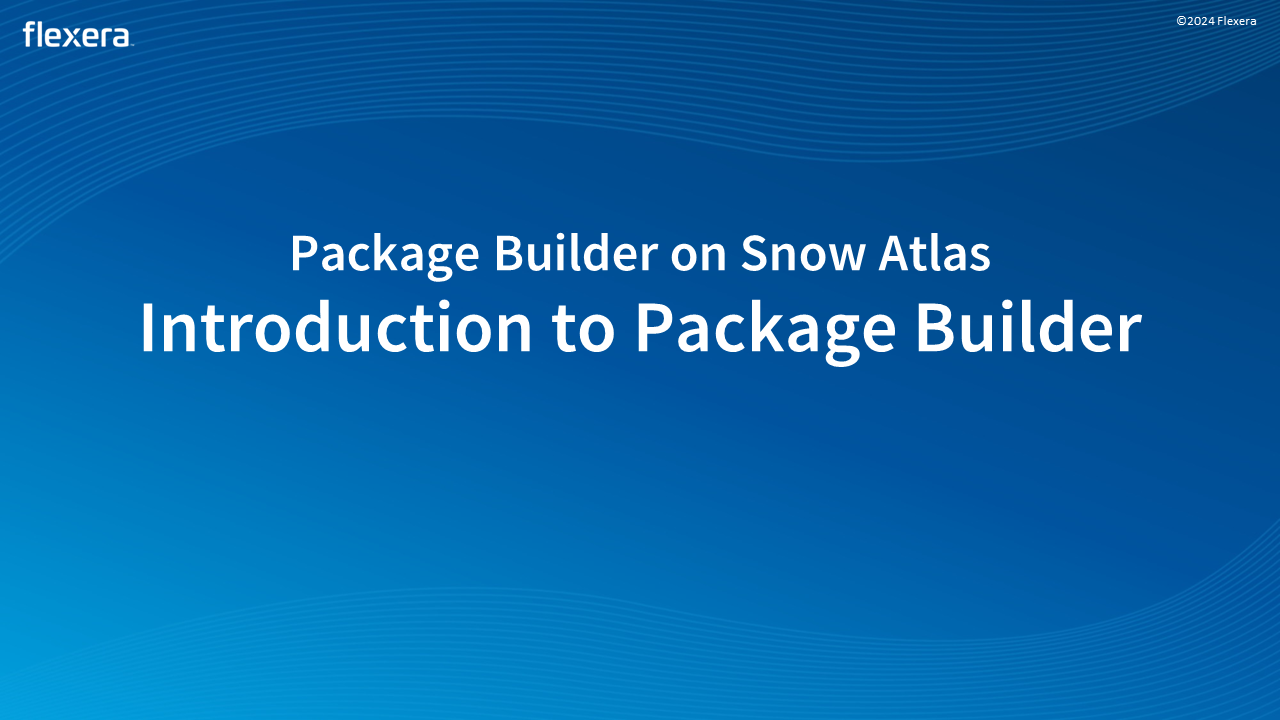 Introduction to Package Builder